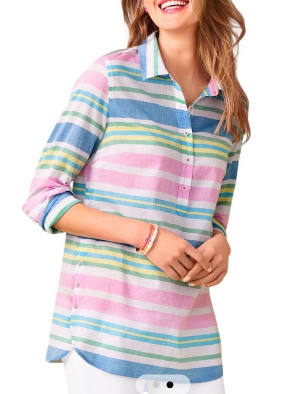 Talbots popover blouse